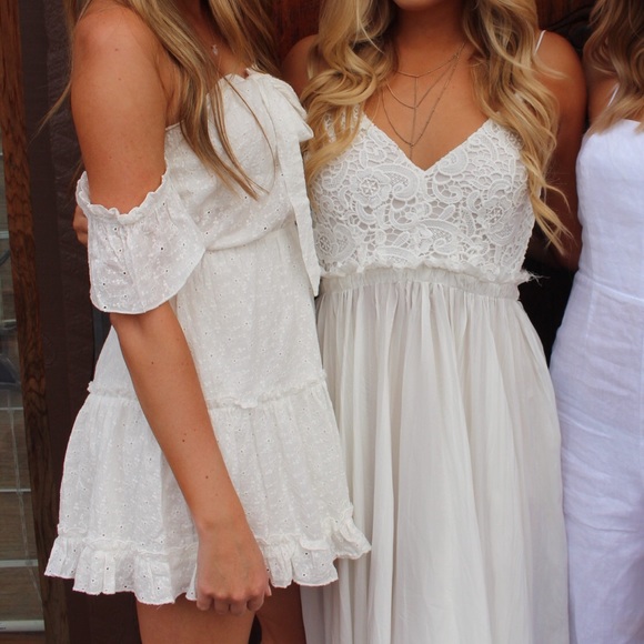 Princess Polly Maid of Honor White Lace Mini Dress - Picture 6 of 6